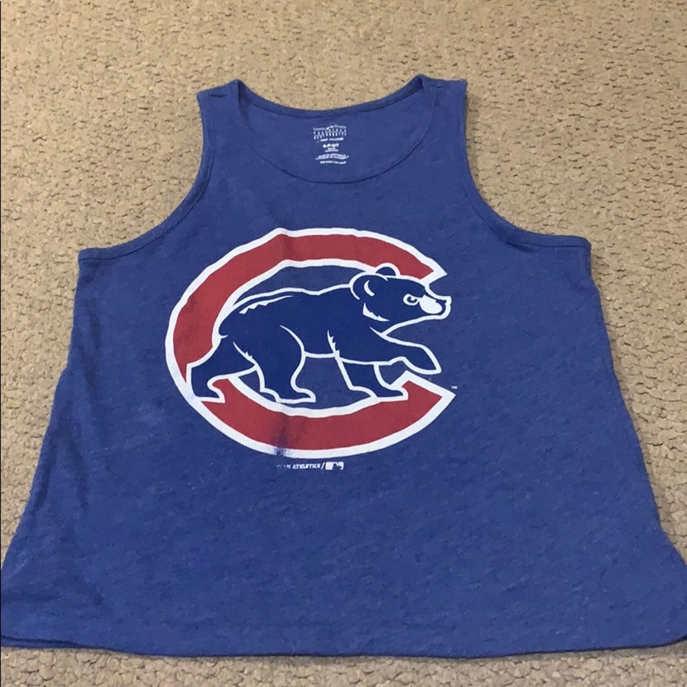Boys Chicago Cubs Baseball Tank Sleeveless Tee